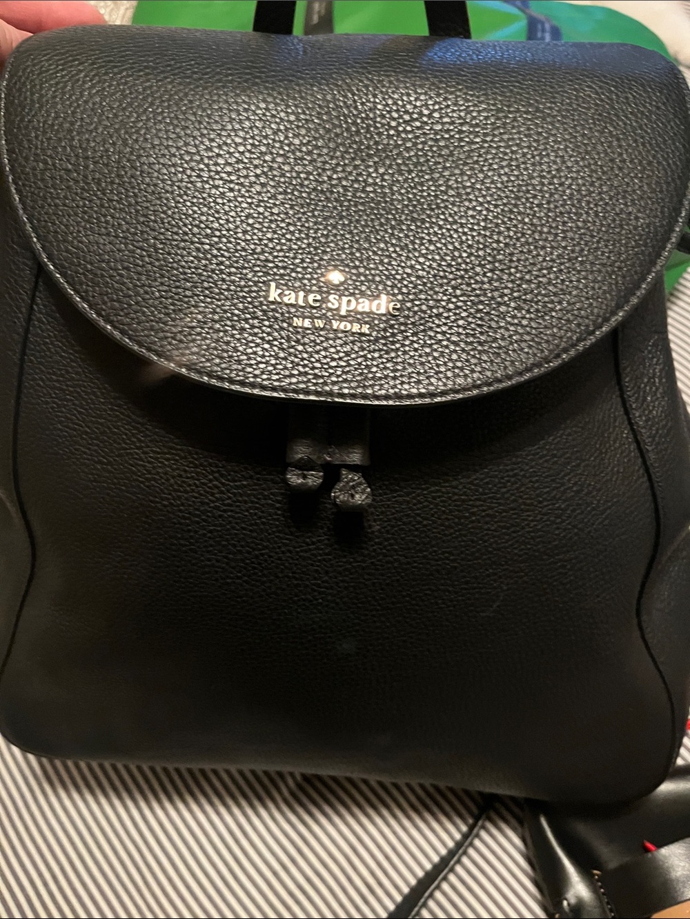 Kate spade pebbled backpack purse